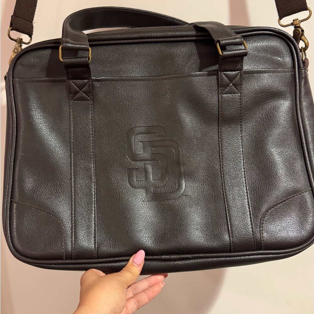 San Diego Padres vintage Brown Leather Men's Bag